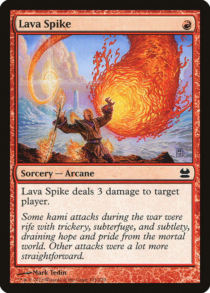 Lava Spike [Modern Masters] MTG Single Magic: The Gathering    | Red Claw Gaming