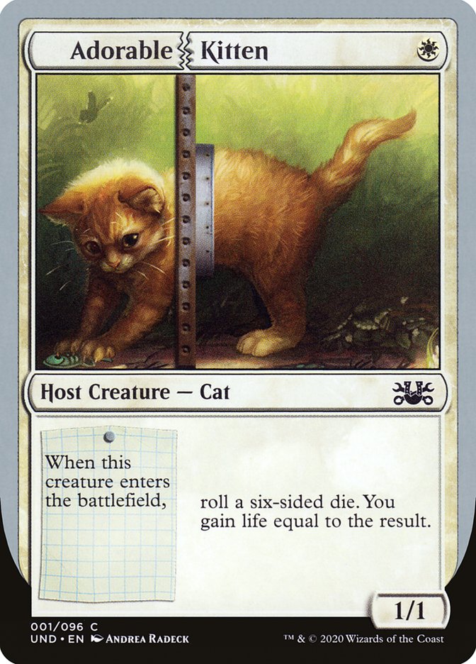 Adorable Kitten [Unsanctioned] MTG Single Magic: The Gathering    | Red Claw Gaming