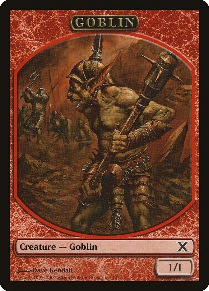 Goblin Token [Tenth Edition Tokens] MTG Single Magic: The Gathering    | Red Claw Gaming