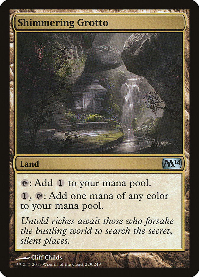 Shimmering Grotto [Magic 2014] MTG Single Magic: The Gathering    | Red Claw Gaming