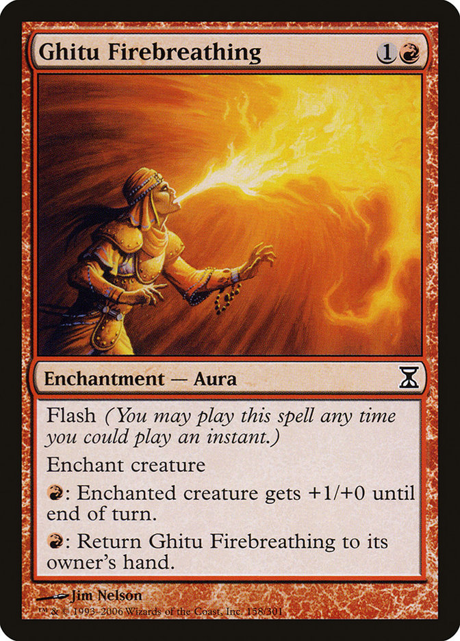 Ghitu Firebreathing [Time Spiral] MTG Single Magic: The Gathering    | Red Claw Gaming