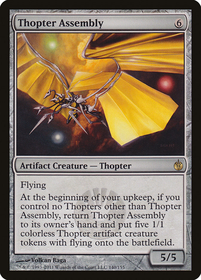 Thopter Assembly [Mirrodin Besieged] MTG Single Magic: The Gathering    | Red Claw Gaming