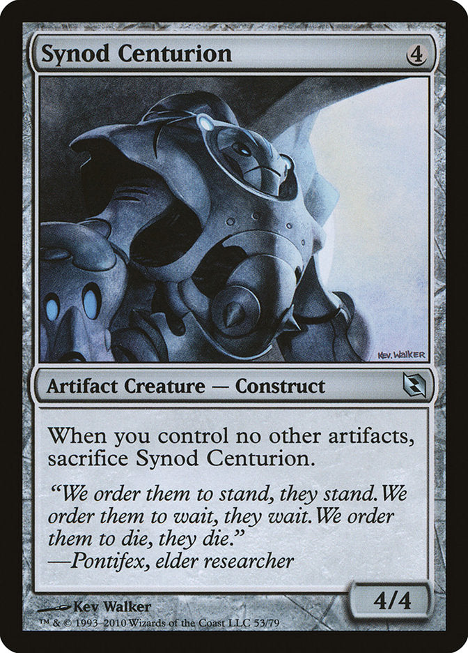 Synod Centurion [Duel Decks: Elspeth vs. Tezzeret] MTG Single Magic: The Gathering    | Red Claw Gaming