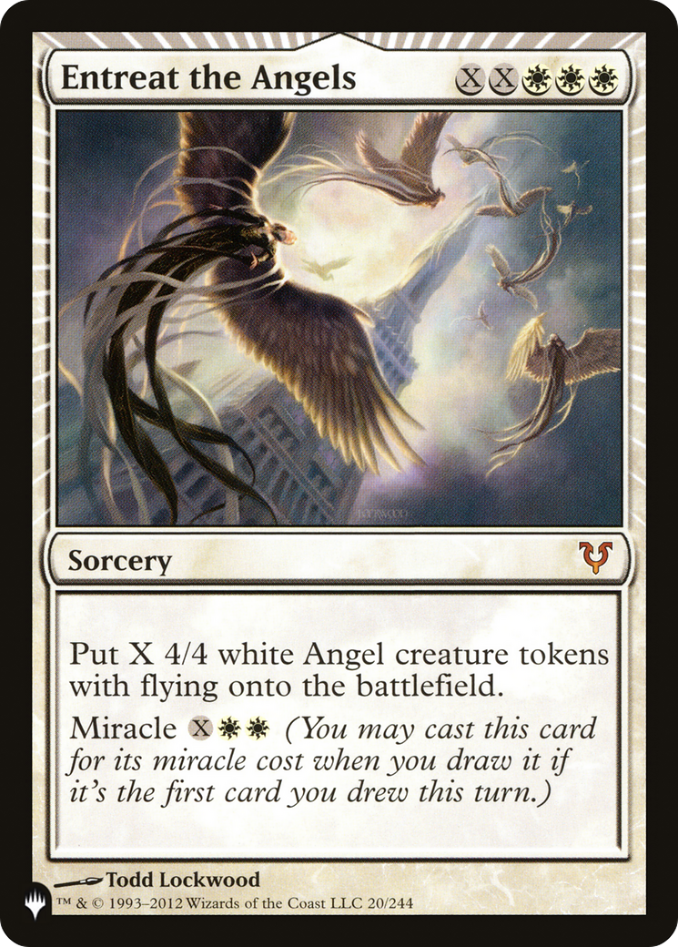 Entreat the Angels [Secret Lair: Angels] MTG Single Magic: The Gathering    | Red Claw Gaming