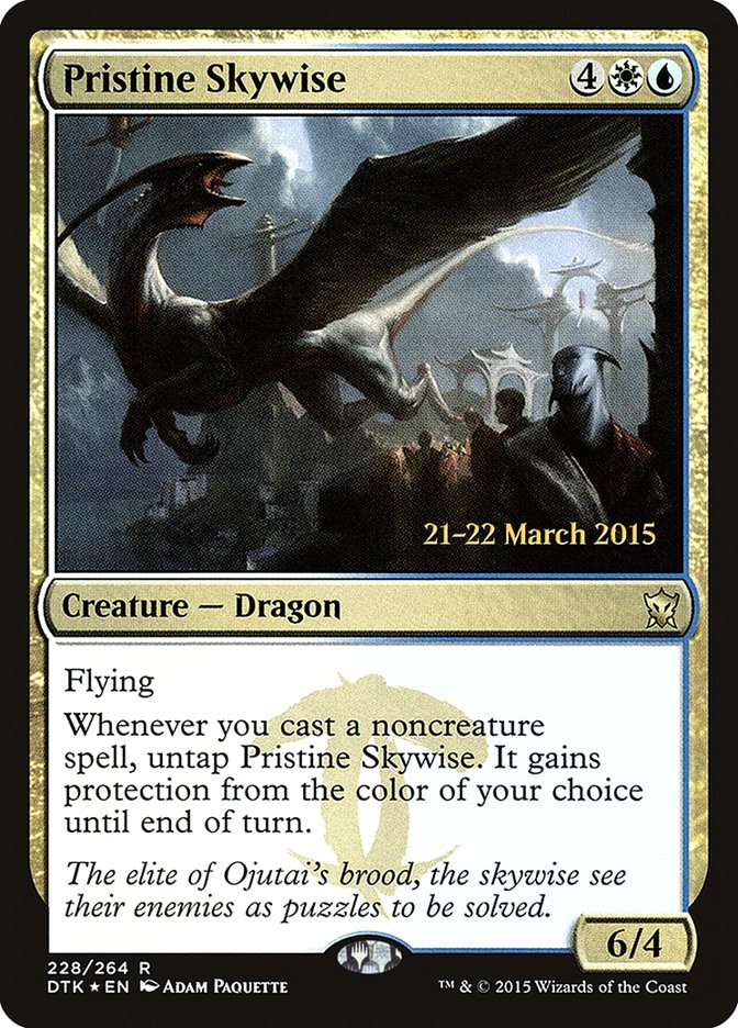 Pristine Skywise [Dragons of Tarkir Prerelease Promos] MTG Single Magic: The Gathering    | Red Claw Gaming