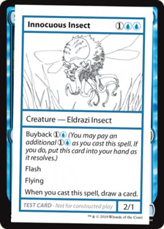 Innocuous Insect (2021 Edition) [Mystery Booster Playtest Cards] MTG Single Magic: The Gathering    | Red Claw Gaming