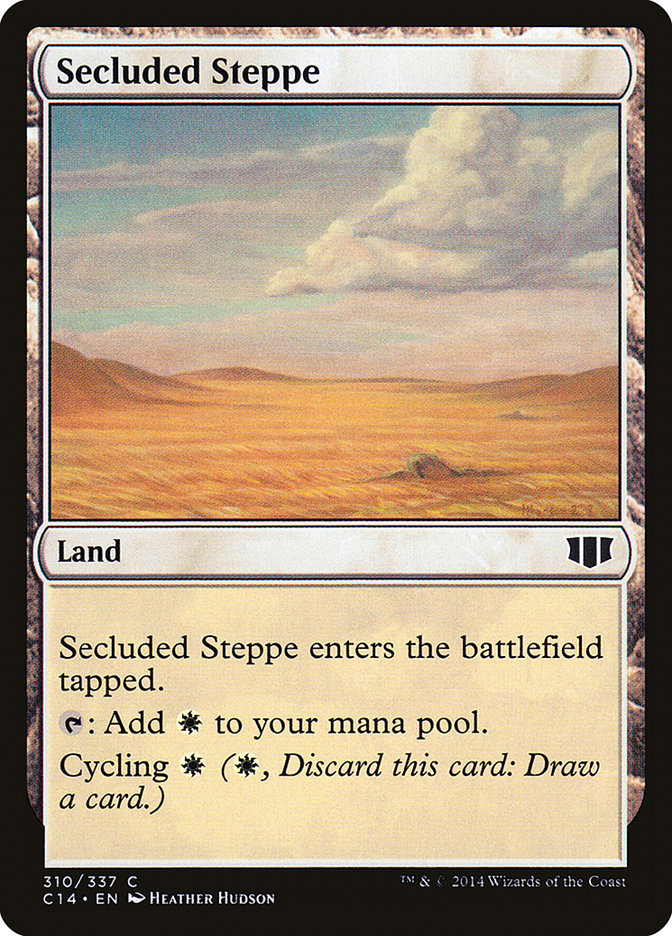 Secluded Steppe [Commander 2014] MTG Single Magic: The Gathering    | Red Claw Gaming