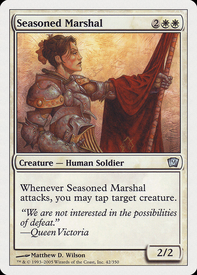 Seasoned Marshal [Ninth Edition] MTG Single Magic: The Gathering    | Red Claw Gaming