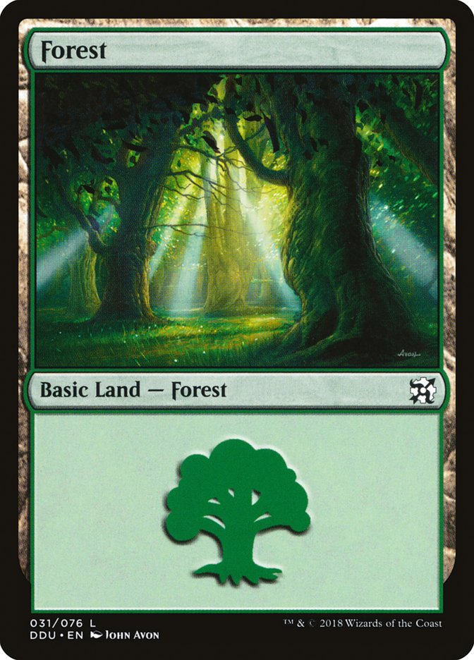 Forest (31) [Duel Decks: Elves vs. Inventors] MTG Single Magic: The Gathering    | Red Claw Gaming