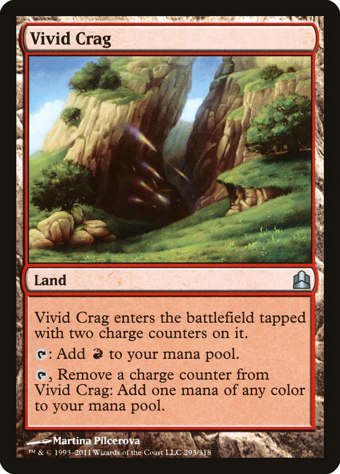 Vivid Crag [Commander 2011] MTG Single Magic: The Gathering    | Red Claw Gaming