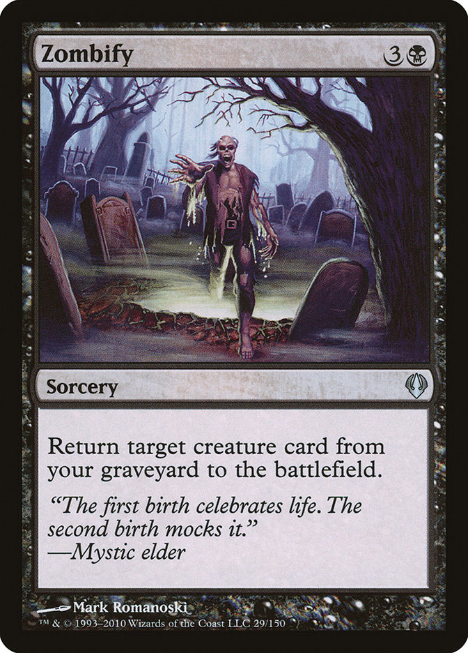 Zombify [Archenemy] MTG Single Magic: The Gathering    | Red Claw Gaming