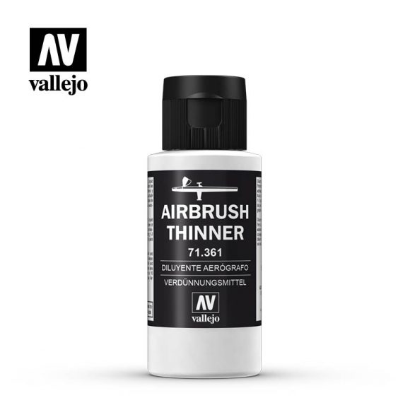 Airbrush Thinner 200ml Vallejo Auxiliaries Vallejo    | Red Claw Gaming