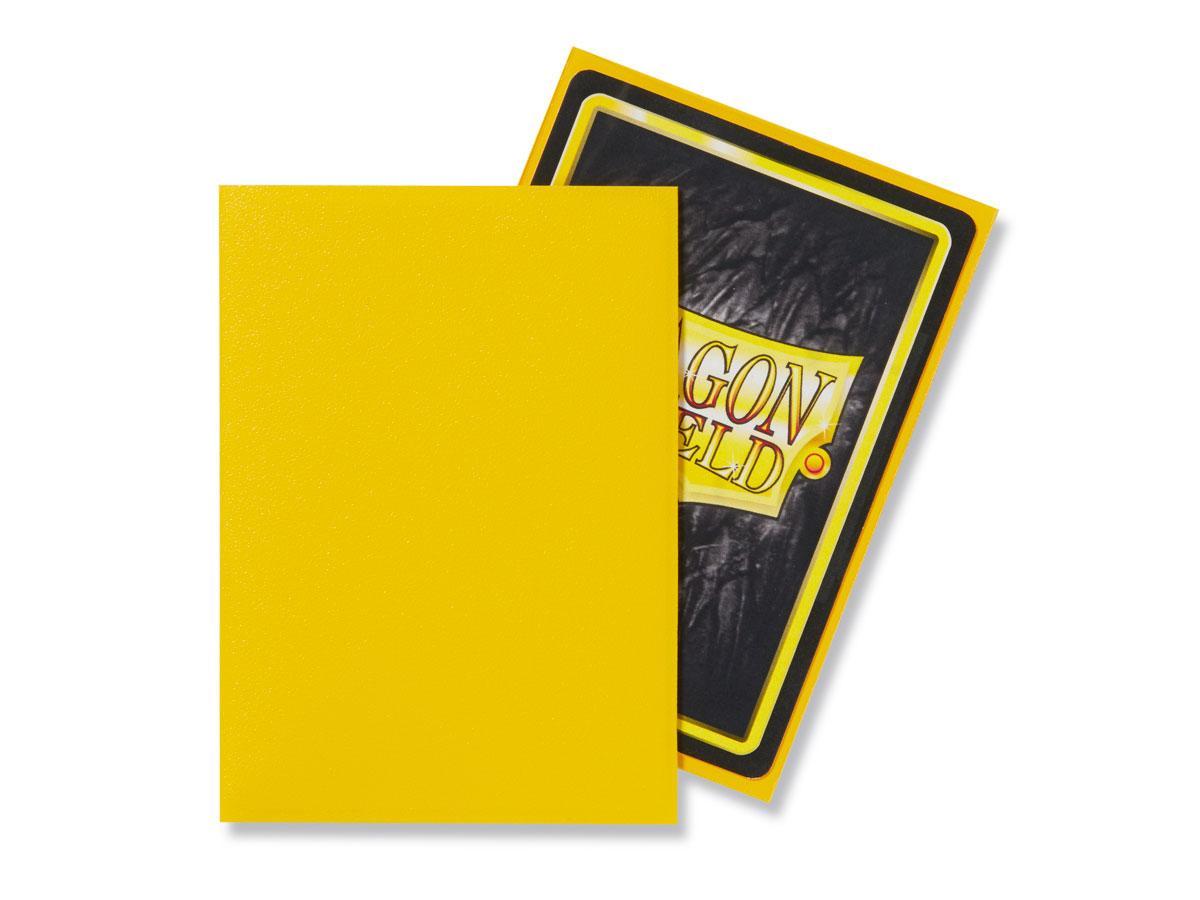 Dragon Shield Matte Sleeve - Yellow 100ct Dragon Shield Dragon Shield    | Red Claw Gaming