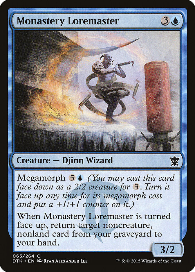 Monastery Loremaster [Dragons of Tarkir] MTG Single Magic: The Gathering    | Red Claw Gaming