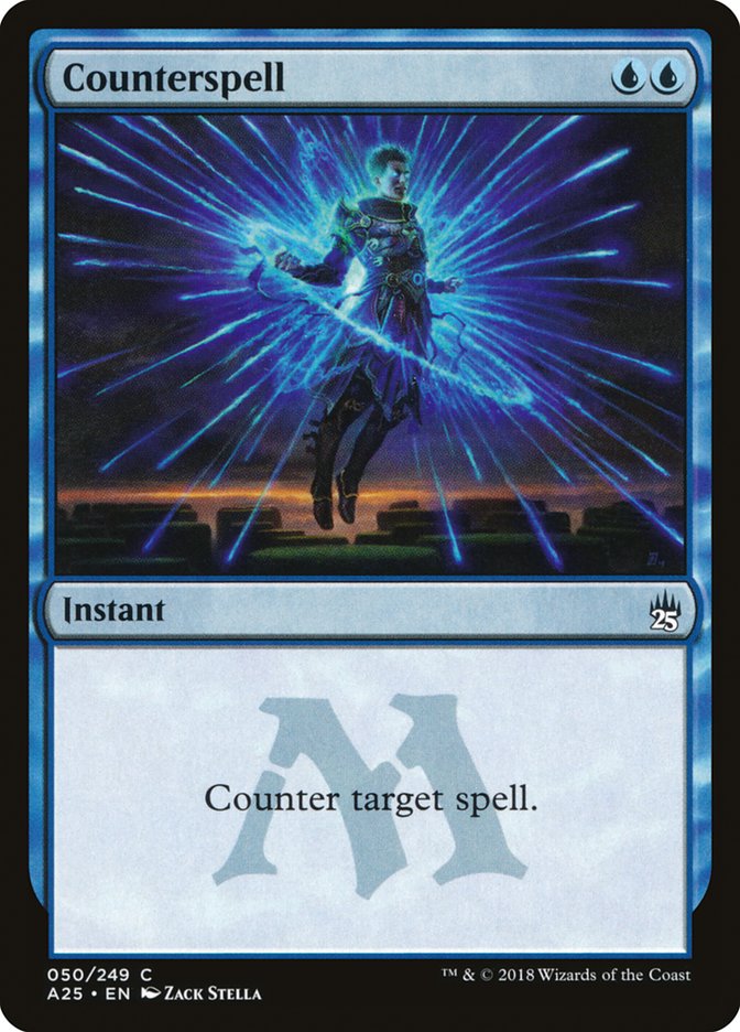 Counterspell [Masters 25] MTG Single Magic: The Gathering    | Red Claw Gaming