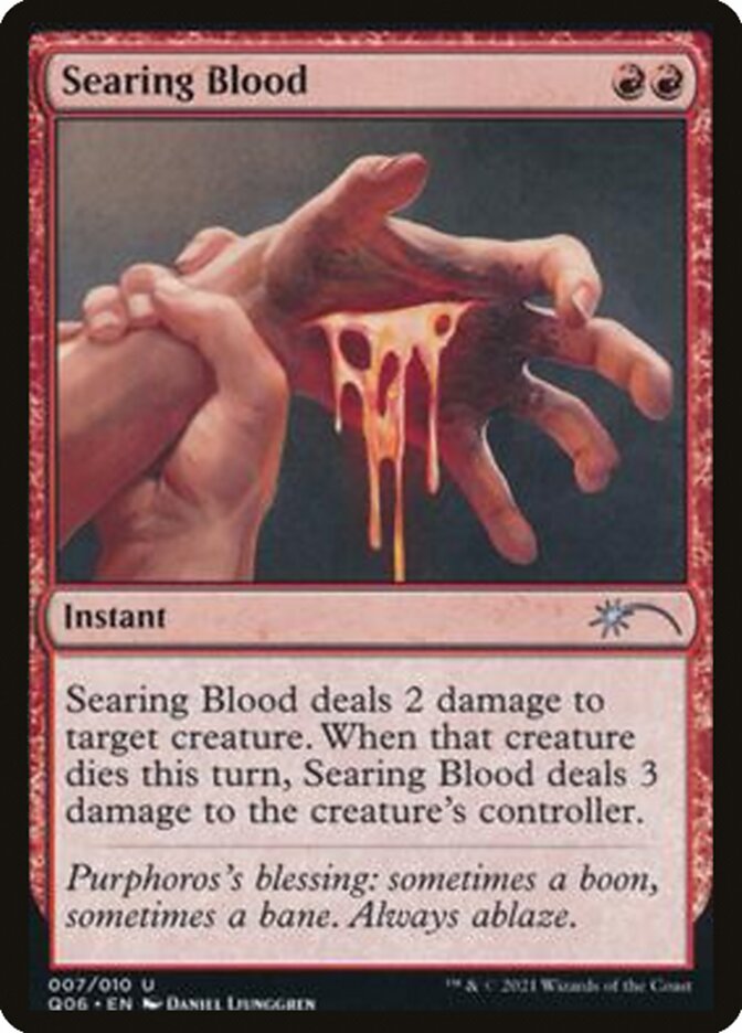 Searing Blood [Pioneer Challenger Decks 2021] MTG Single Magic: The Gathering    | Red Claw Gaming