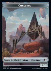 Construct (008) // Goat Double-Sided Token [The Brothers' War Commander Tokens] MTG Single Magic: The Gathering    | Red Claw Gaming