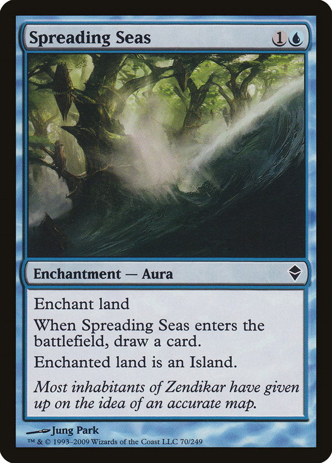 Spreading Seas [Zendikar] MTG Single Magic: The Gathering    | Red Claw Gaming