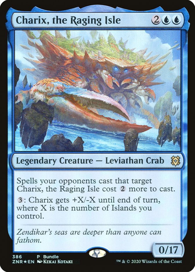 Charix, the Raging Isle (386) [Zendikar Rising Promos] MTG Single Magic: The Gathering    | Red Claw Gaming