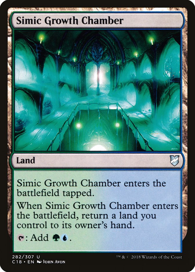 Simic Growth Chamber [Commander 2018] MTG Single Magic: The Gathering    | Red Claw Gaming