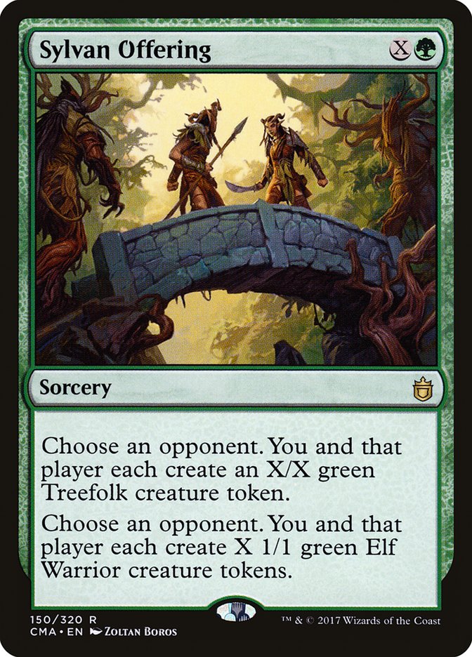 Sylvan Offering [Commander Anthology] MTG Single Magic: The Gathering    | Red Claw Gaming