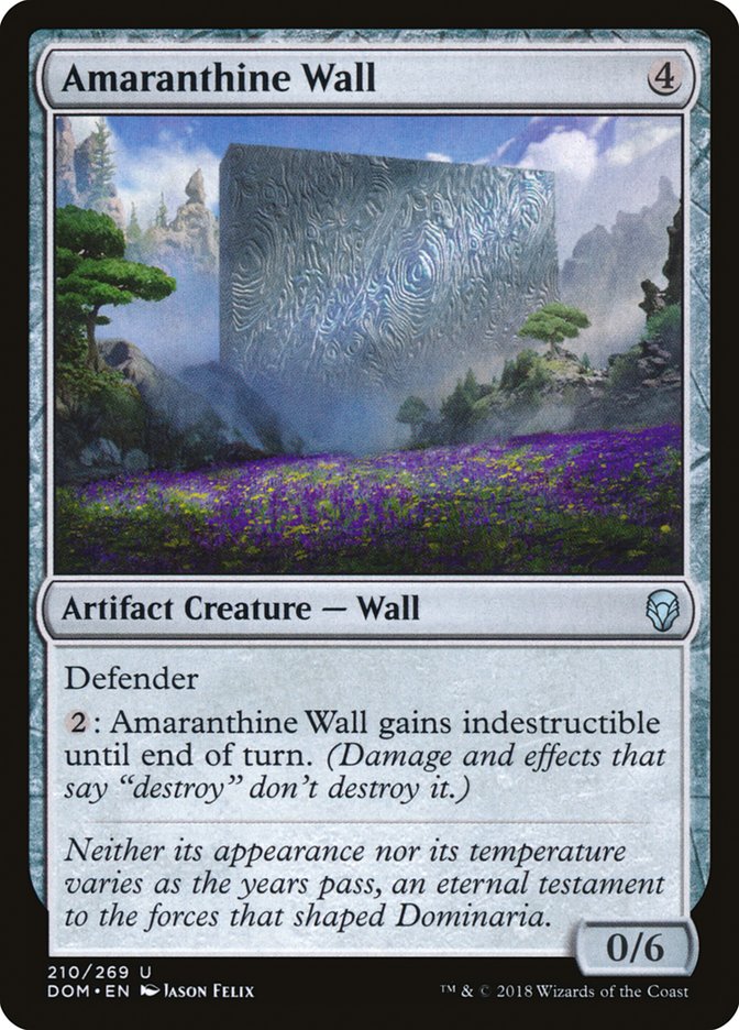 Amaranthine Wall [Dominaria] MTG Single Magic: The Gathering    | Red Claw Gaming