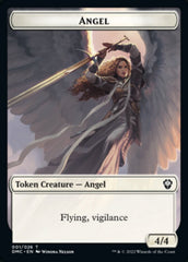 Soldier // Angel Double-Sided Token [Dominaria United Tokens] MTG Single Magic: The Gathering    | Red Claw Gaming