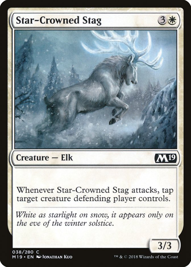 Star-Crowned Stag [Core Set 2019] MTG Single Magic: The Gathering    | Red Claw Gaming