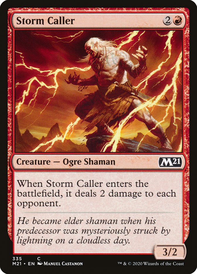 Storm Caller [Core Set 2021] MTG Single Magic: The Gathering    | Red Claw Gaming