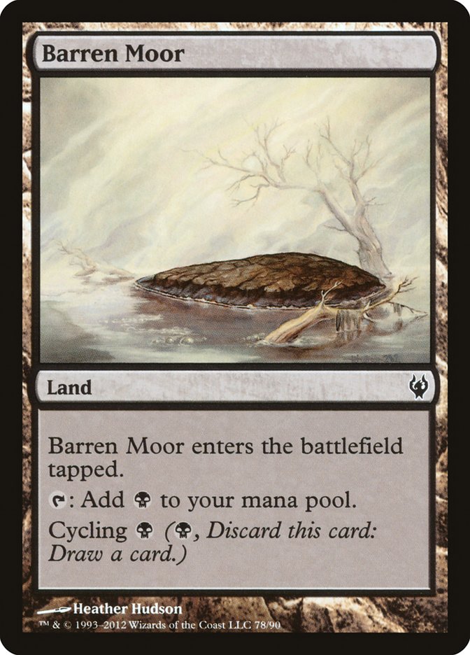 Barren Moor [Duel Decks: Izzet vs. Golgari] MTG Single Magic: The Gathering    | Red Claw Gaming