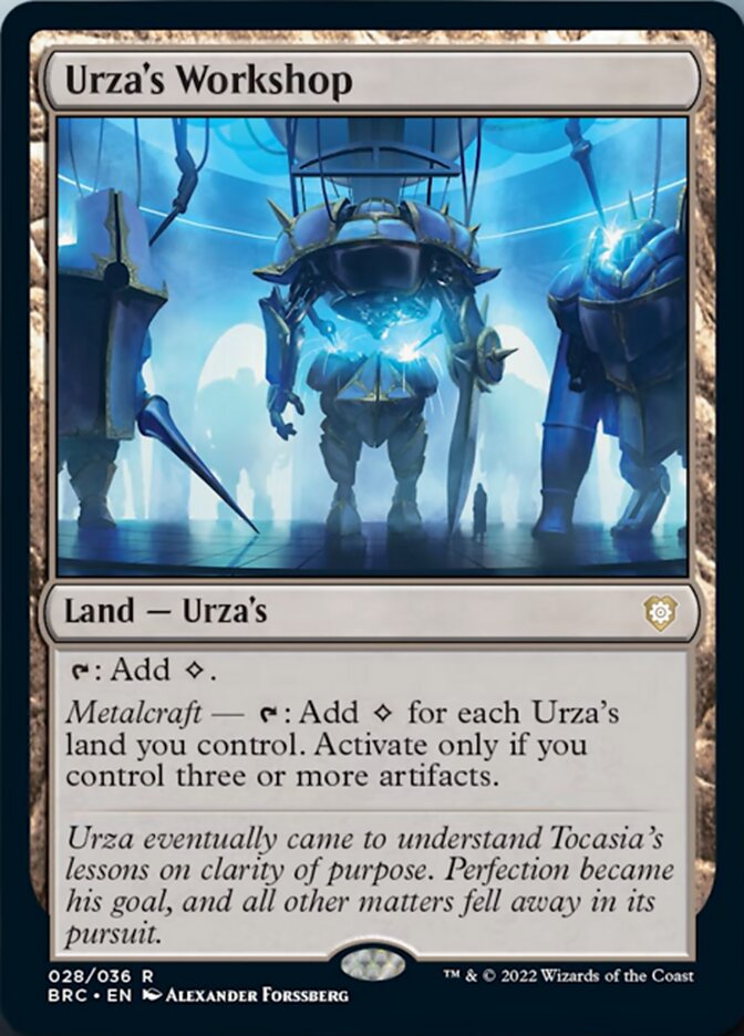 Urza's Workshop [The Brothers' War Commander] MTG Single Magic: The Gathering    | Red Claw Gaming