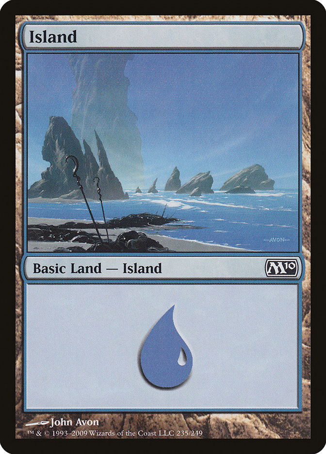 Island (235) [Magic 2010] MTG Single Magic: The Gathering    | Red Claw Gaming