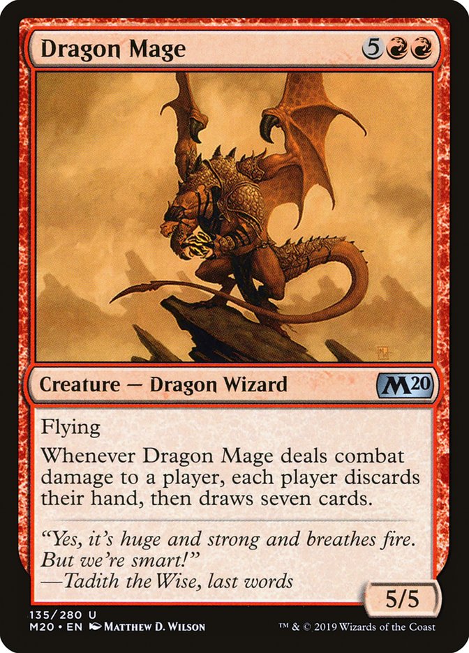 Dragon Mage [Core Set 2020] MTG Single Magic: The Gathering    | Red Claw Gaming