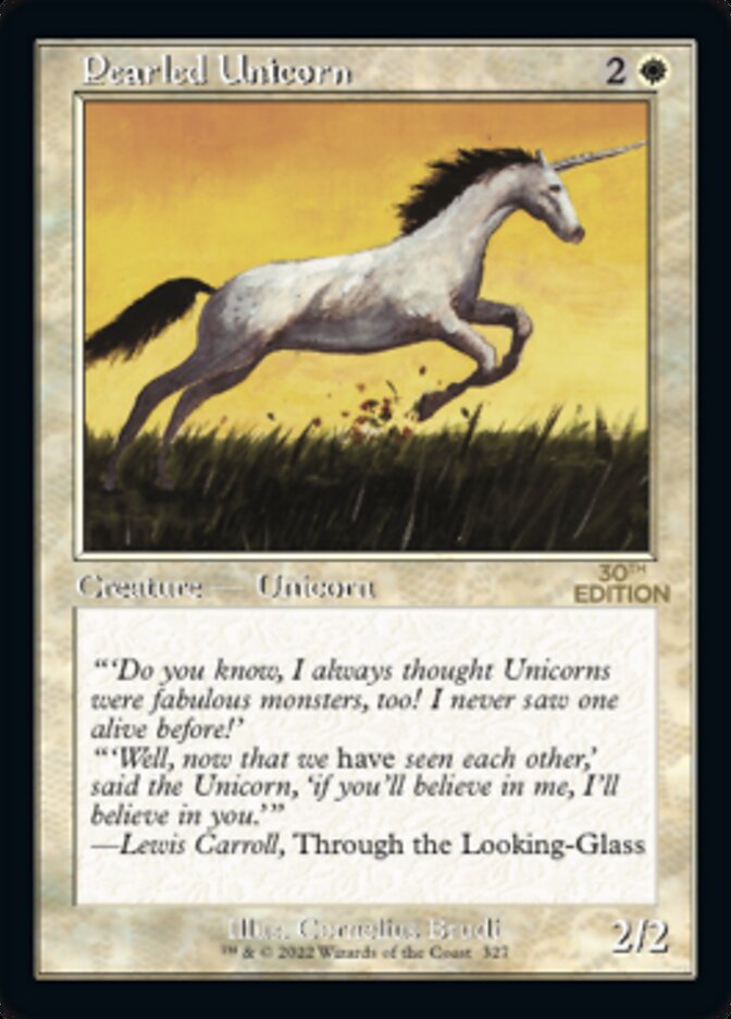 Pearled Unicorn (Retro) [30th Anniversary Edition] MTG Single Magic: The Gathering    | Red Claw Gaming