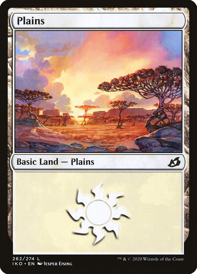 Plains (262) [Ikoria: Lair of Behemoths] MTG Single Magic: The Gathering    | Red Claw Gaming