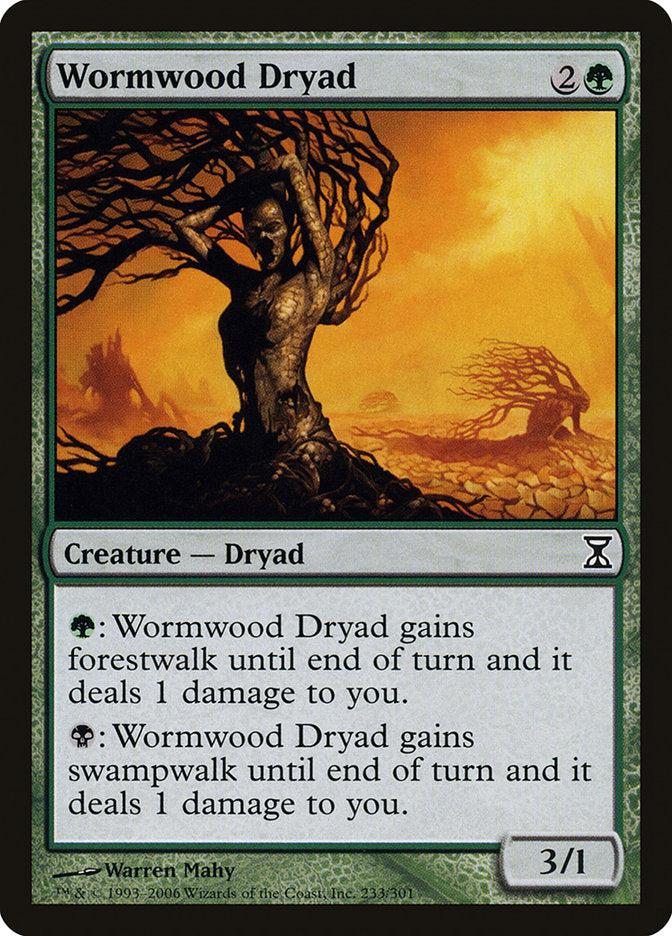 Wormwood Dryad [Time Spiral] MTG Single Magic: The Gathering    | Red Claw Gaming