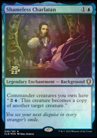 Shameless Charlatan [Commander Legends: Battle for Baldur's Gate Prerelease Promos] MTG Single Magic: The Gathering    | Red Claw Gaming