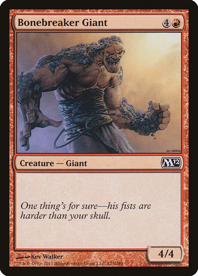 Bonebreaker Giant [Magic 2012] MTG Single Magic: The Gathering    | Red Claw Gaming