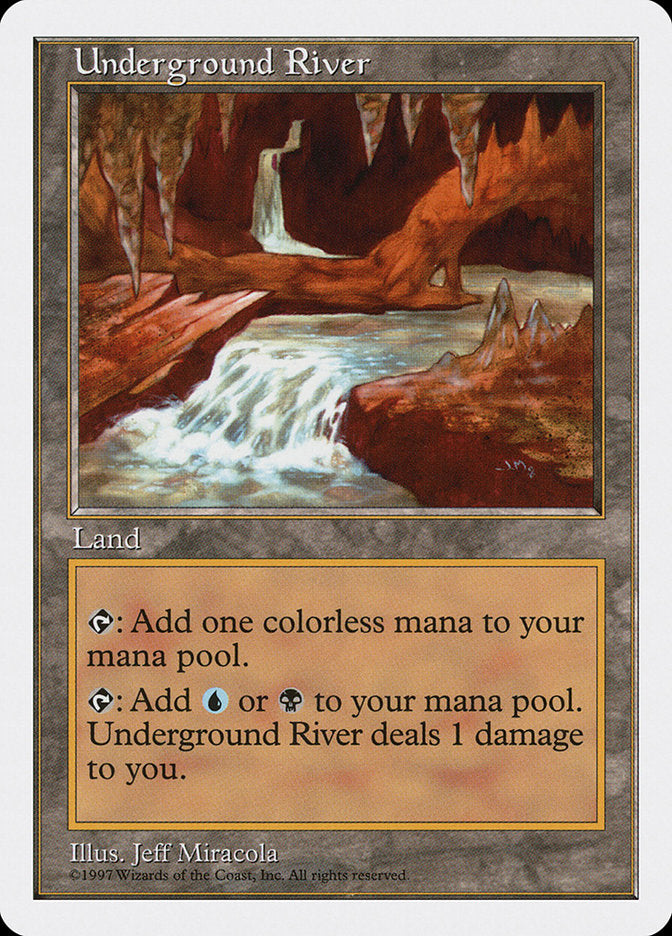 Underground River [Fifth Edition] MTG Single Magic: The Gathering    | Red Claw Gaming