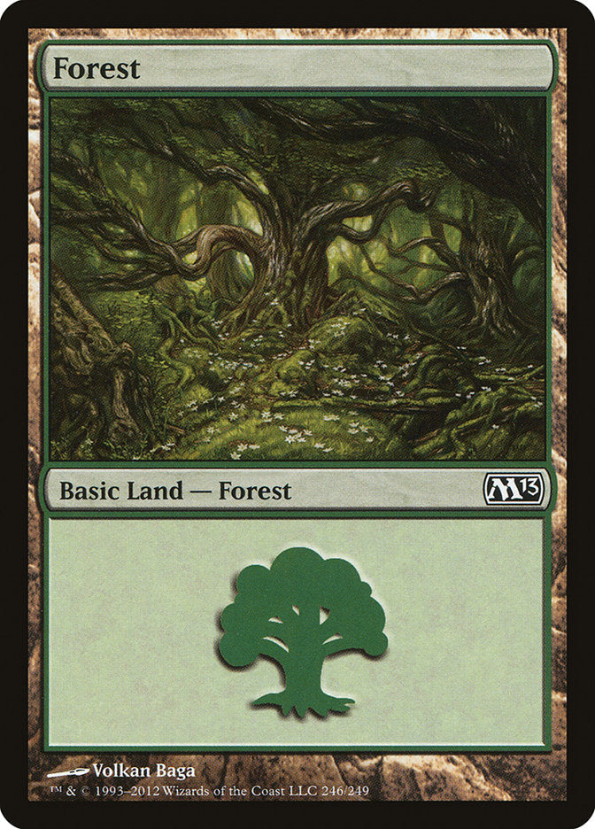 Forest (246) [Magic 2013] MTG Single Magic: The Gathering    | Red Claw Gaming