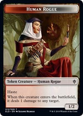 Human Rogue // Food (15) Double-Sided Token [Throne of Eldraine Tokens] MTG Single Magic: The Gathering    | Red Claw Gaming