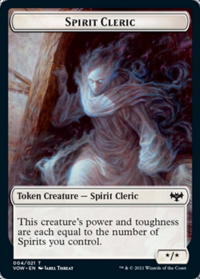 Spirit Cleric Token [Innistrad: Crimson Vow Tokens] MTG Single Magic: The Gathering    | Red Claw Gaming