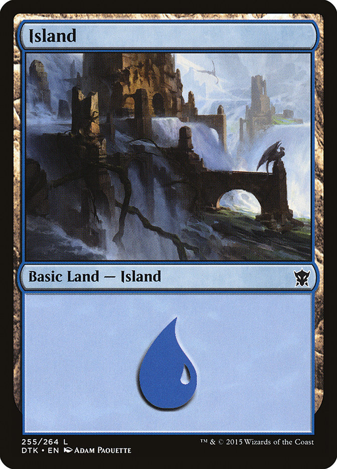 Island (255) [Dragons of Tarkir] MTG Single Magic: The Gathering    | Red Claw Gaming