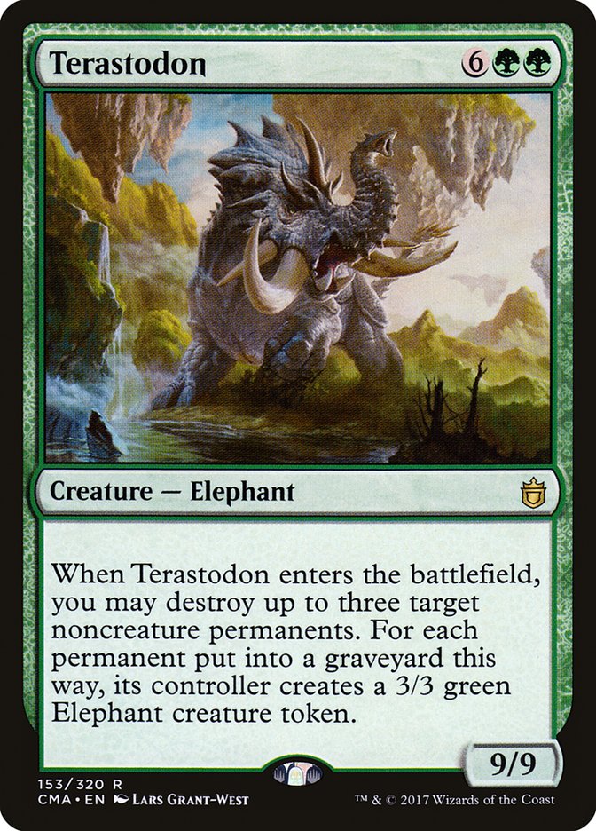 Terastodon [Commander Anthology] MTG Single Magic: The Gathering    | Red Claw Gaming