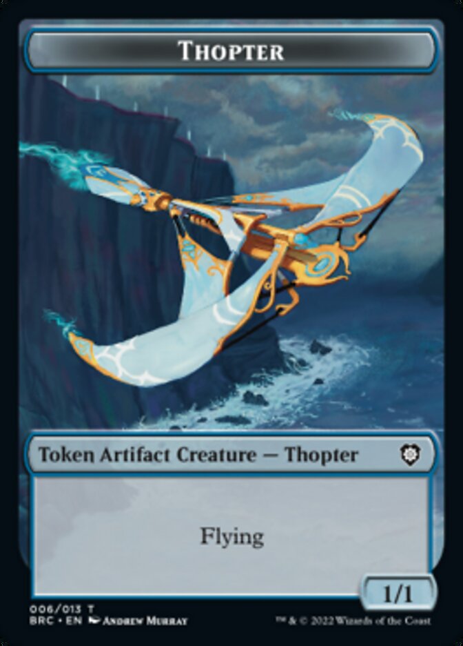 Copy // Thopter (006) Double-Sided Token [The Brothers' War Commander Tokens] MTG Single Magic: The Gathering    | Red Claw Gaming