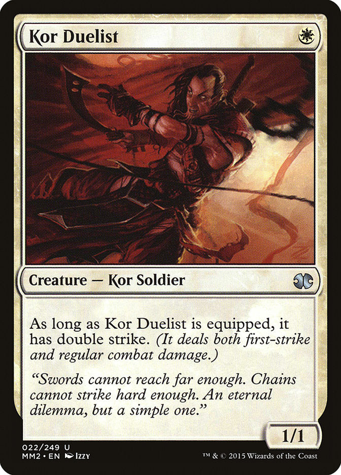 Kor Duelist [Modern Masters 2015] MTG Single Magic: The Gathering    | Red Claw Gaming