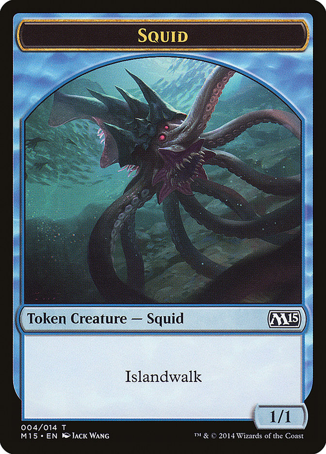 Squid Token [Magic 2015 Tokens] MTG Single Magic: The Gathering    | Red Claw Gaming