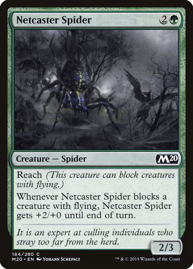 Netcaster Spider [Core Set 2020] MTG Single Magic: The Gathering    | Red Claw Gaming