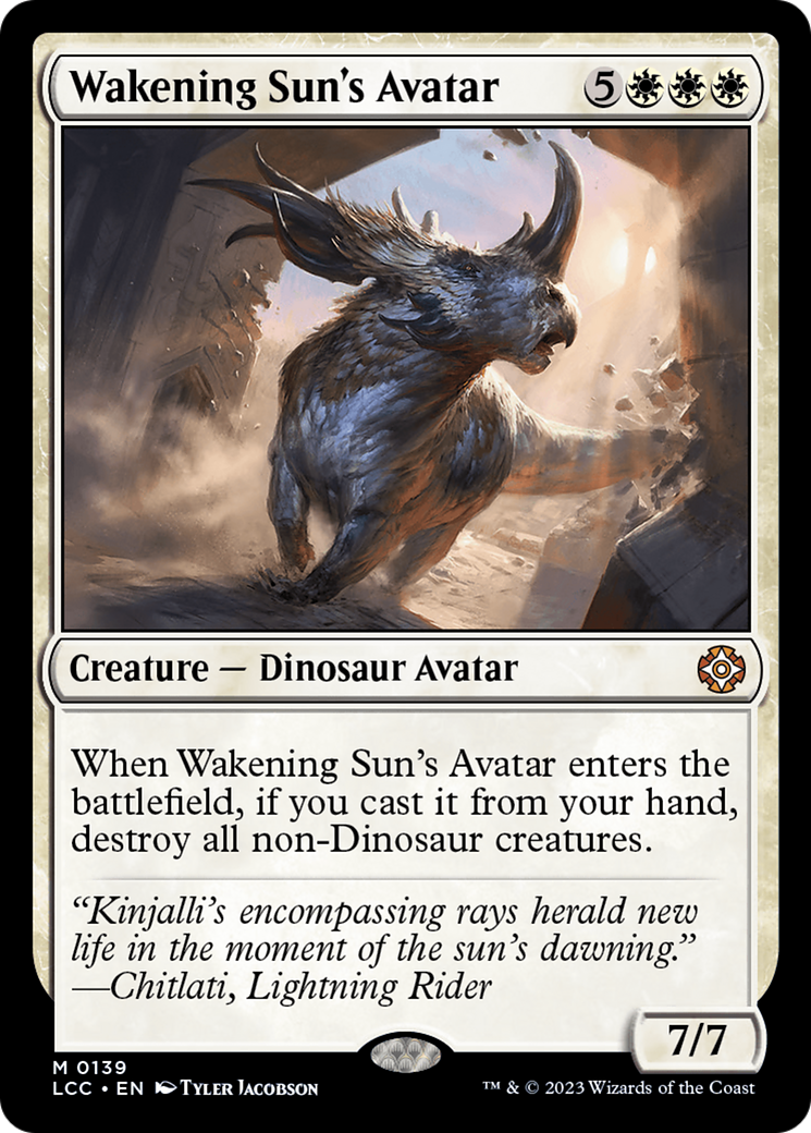 Wakening Sun's Avatar [The Lost Caverns of Ixalan Commander] MTG Single Magic: The Gathering    | Red Claw Gaming