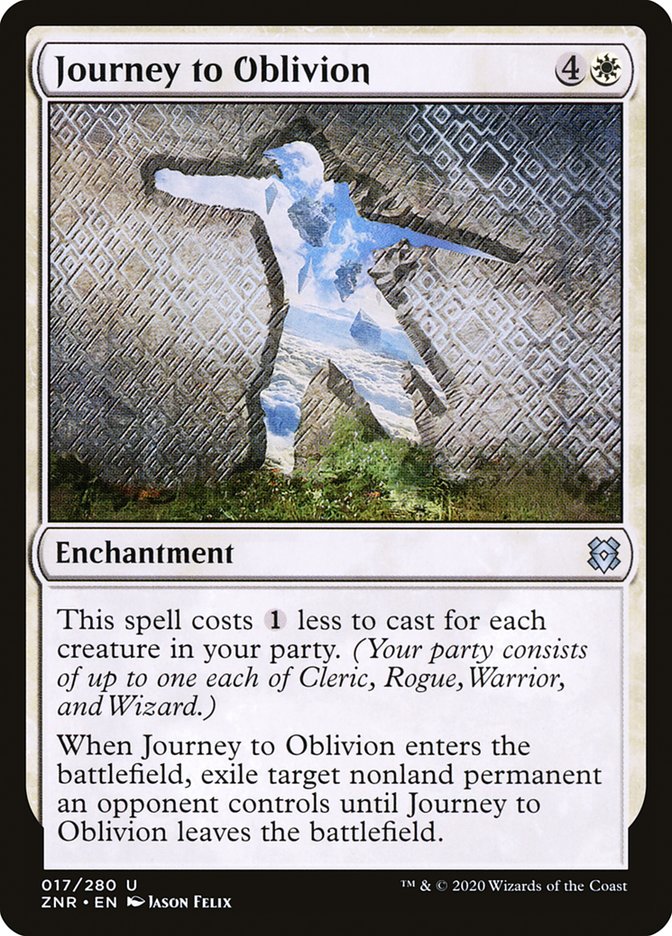 Journey to Oblivion [Zendikar Rising] MTG Single Magic: The Gathering    | Red Claw Gaming